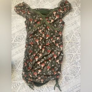 ROMWE Fairycore mushroom dress size XL